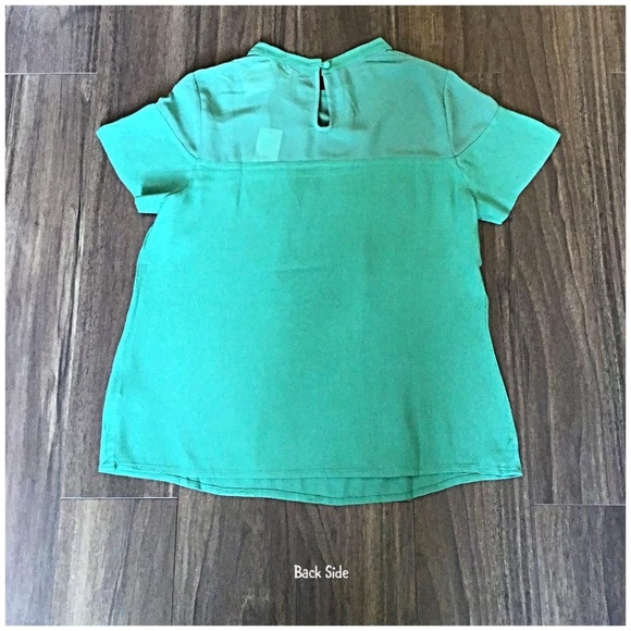LAST ONE ❗LOST APRIL Anthropologie Sage Green Top - Picture 6 of 6